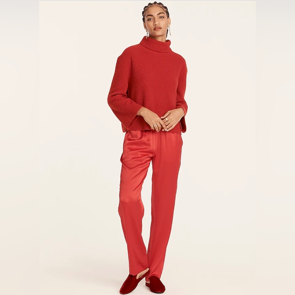 J. Crew Pull-on Silk Pant - 10
